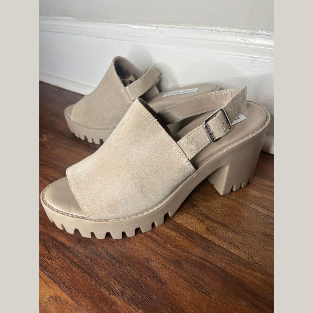 Steve Madden Sunnyside Sling Back Lug Sole Sandals